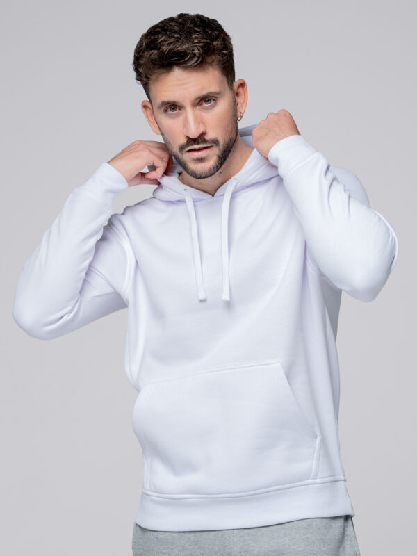 Felpa Uomo Cappuccio Leggera French Terry