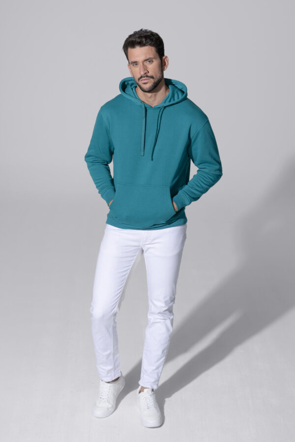 Felpa uomo cappuccio premium - immagine 2