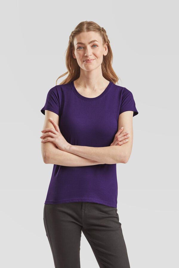 T-shirt donna manica corta VALUEWEIGHT - immagine 2