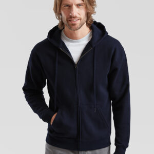 Felpa uomo cappuccio e zip PREMIUM