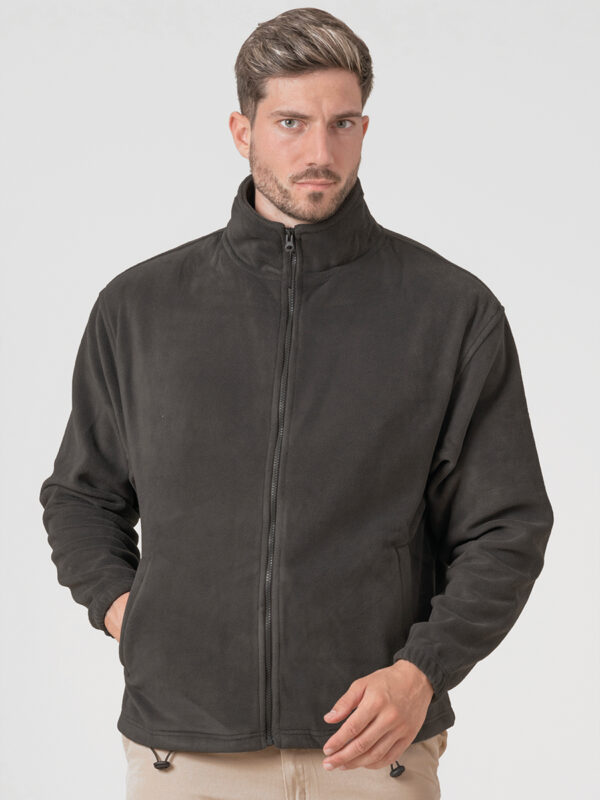 Pile uomo zip intera - immagine 2