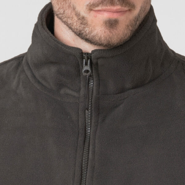 Pile uomo zip intera - immagine 3