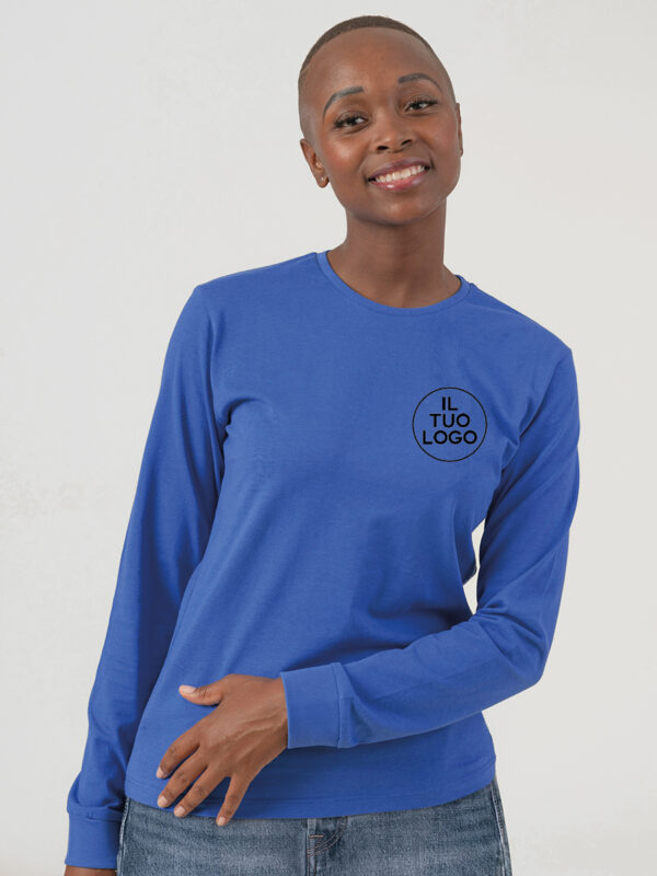 T-shirt donna manica lunga regular - immagine 2
