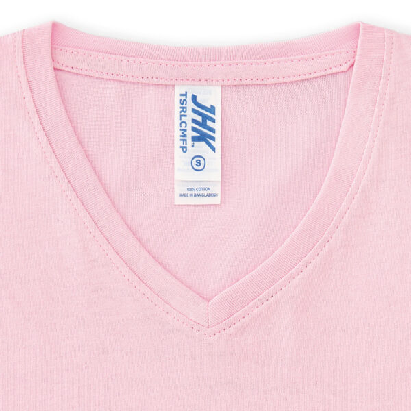 T-shirt donna manica corta collo a V Regular - immagine 3