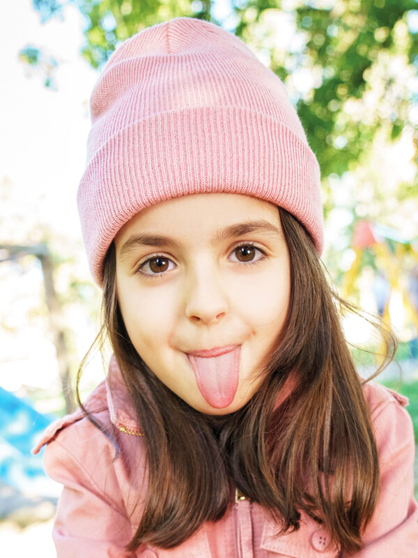 Cuffia bambino in maglia - immagine 4
