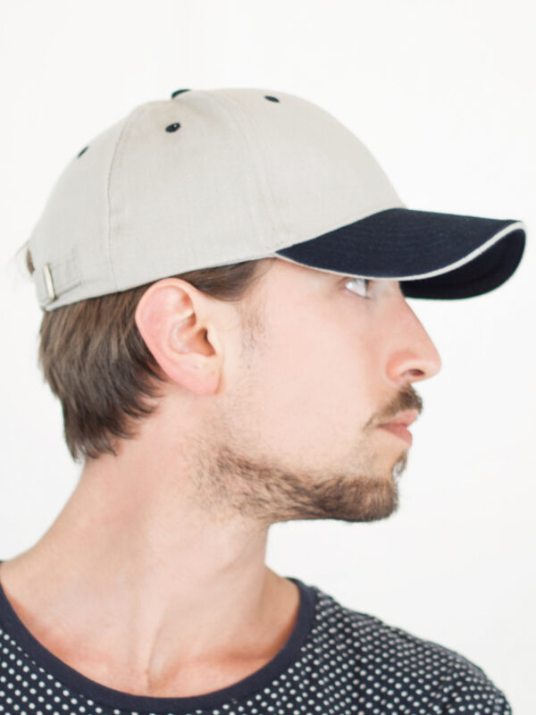 Cappello visiera curva 6 pannelli LIBERTYSAND - immagine 2