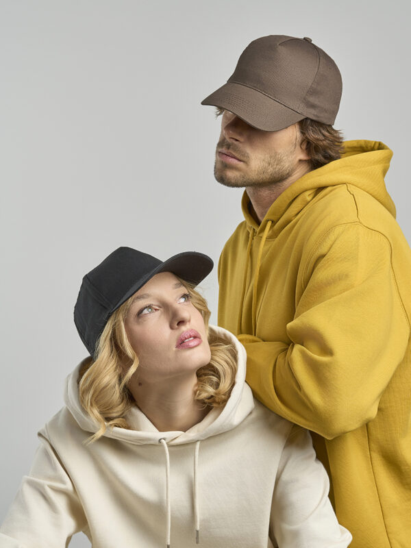 Cappello visiera curva 5 pannelli