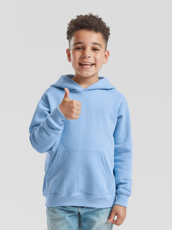 Felpa bambino cappuccio premium UNISEX - immagine 3