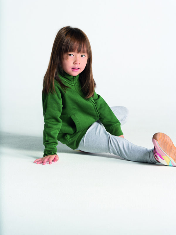Felpa bambino zip intera PREMIUM UNISEX - immagine 5