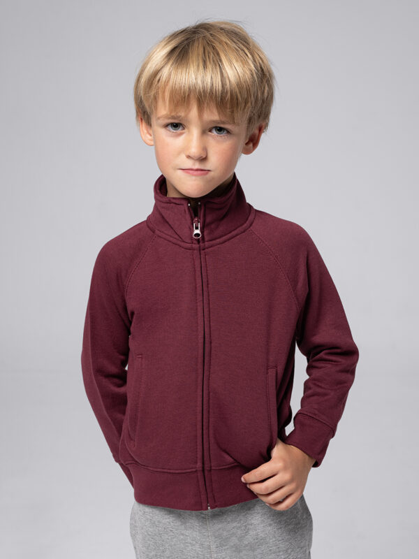Felpa bambino zip intera PREMIUM UNISEX - immagine 2