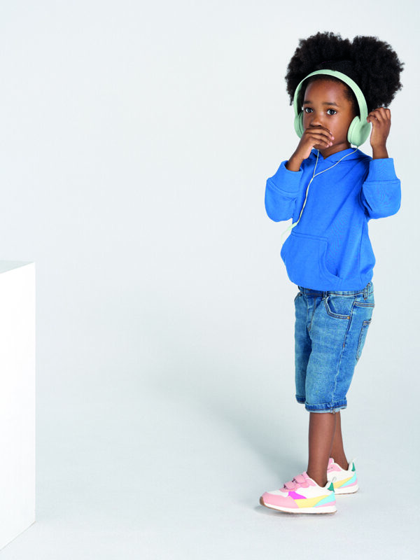 Felpa bambino con cappuccio leggere French Terry UNISEX - immagine 2