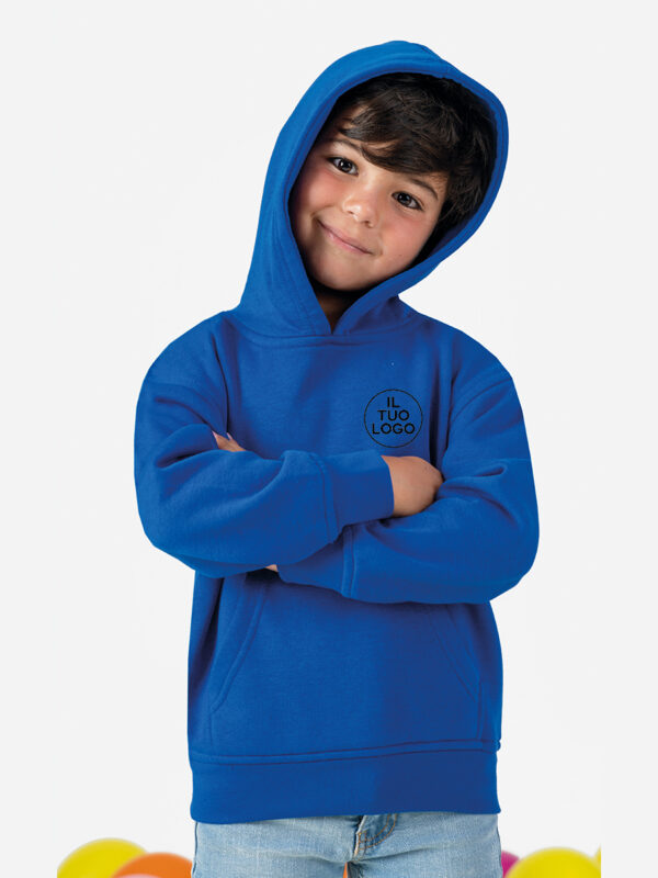 Felpa bambino con cappuccio leggere French Terry UNISEX