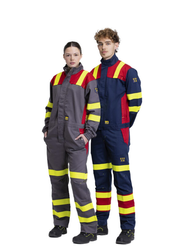 Giacca multitasche tessuto ignifugo UNISEX - immagine 3