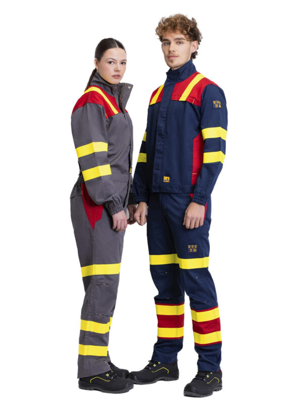 Giacca multitasche tessuto ignifugo UNISEX - immagine 2