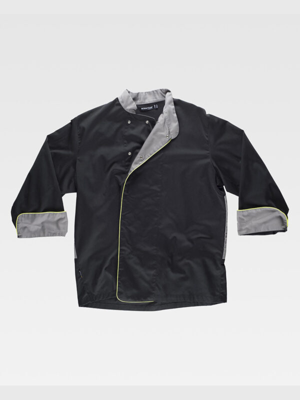 Giacca cuoco manica lunga tessuto antimacchia UNISEX