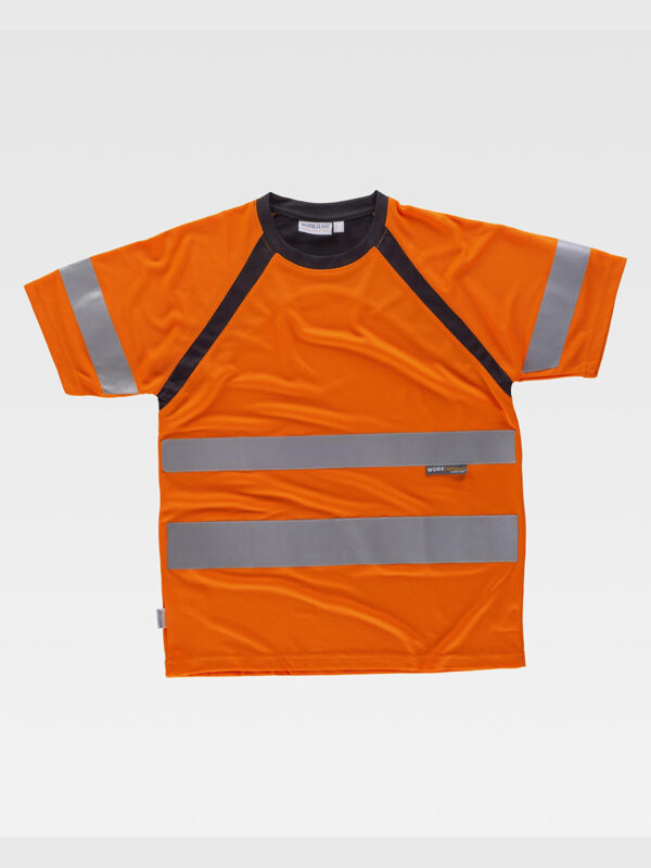 T-shirt manica corta alta visibilita classe 2 - immagine 3