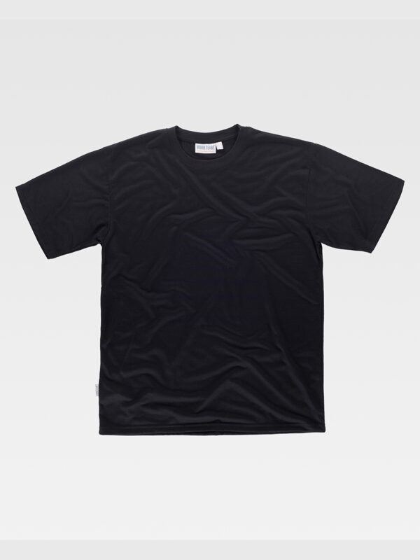 T-shirt manica corta poliestere mano cotone - immagine 4
