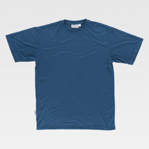 T-shirt manica corta poliestere mano cotone