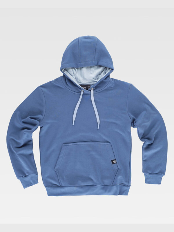 Felpa UNISEX cappuccio contrast