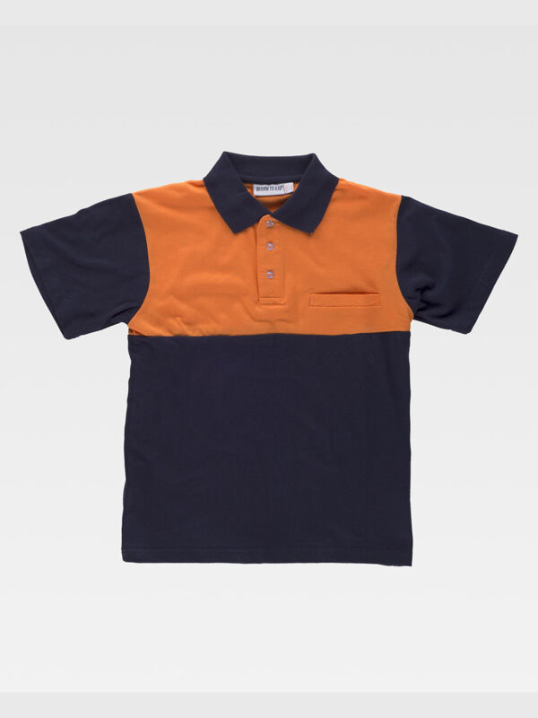 Polo manica corta alta visibilita