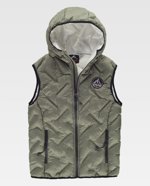 Gilet uomo imbottito con cappuccio - immagine 2