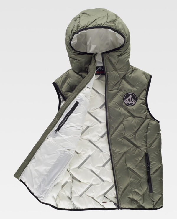 Gilet uomo imbottito con cappuccio - immagine 3