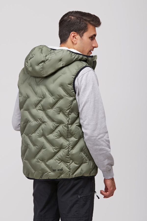 Gilet uomo imbottito con cappuccio - immagine 5