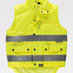 Gilet imbottito tessuto oxford alta visibilita classe 2