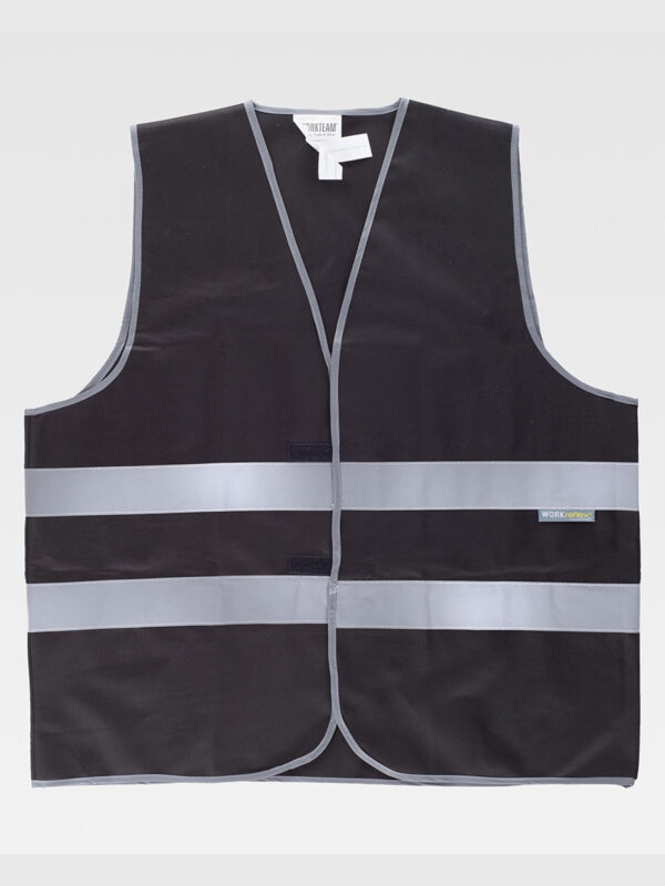 Gilet bande rifrangenti scollo a v