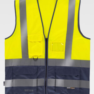 Gilet alta visibilita e bande rifrangenti