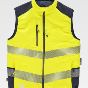 Gilet imbottito reversibile alta visibilita