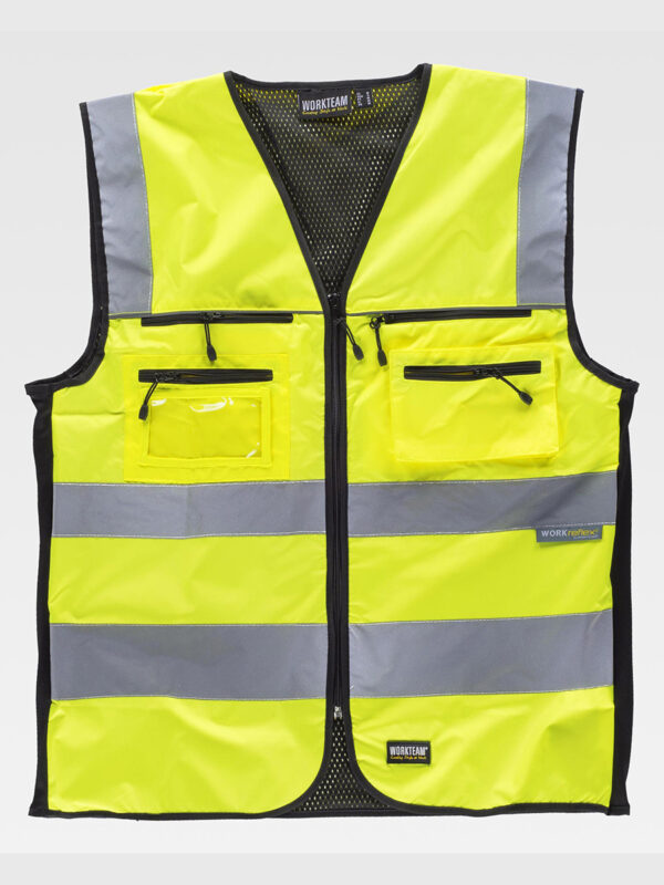Gilet tessuto ripstop alta visibilita classe 2