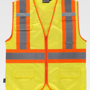Gilet alta visibilita classe 2 scollo a V