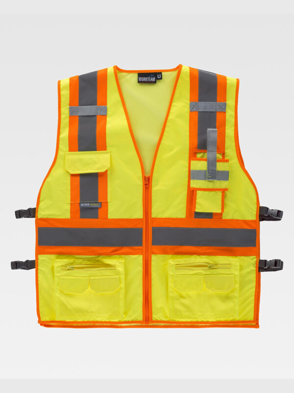 Gilet tessuto oxford alta visibilita classe 2