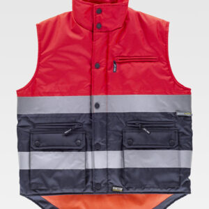 Gilet imbottito tessuto oxford alta visibilita classe 1