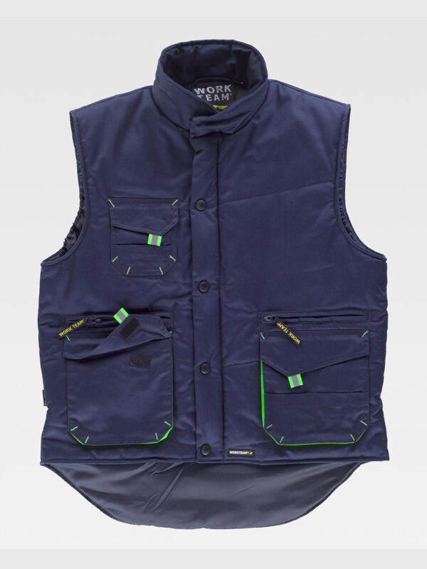 Gilet multitasche imbottito