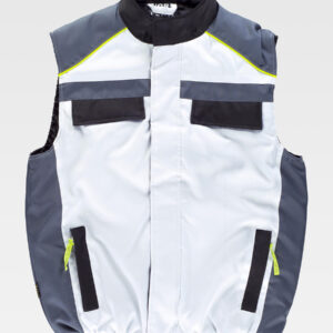 Gilet imbottito tessuto oxford