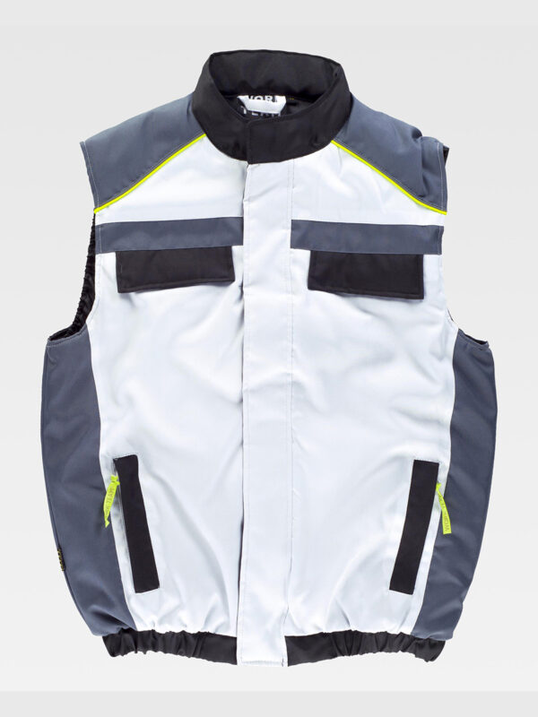 Gilet imbottito tessuto oxford