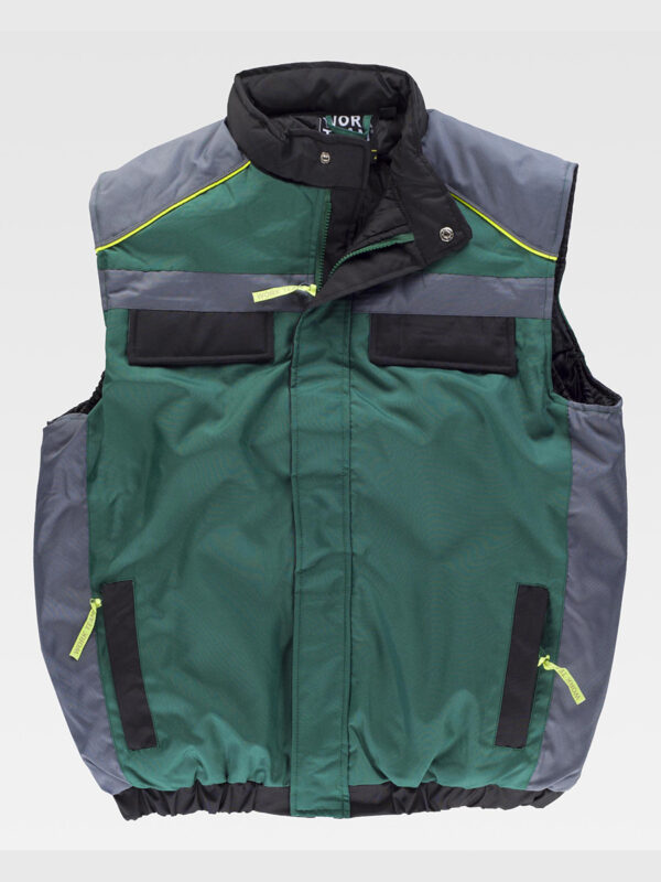 Gilet imbottito tessuto oxford - immagine 3