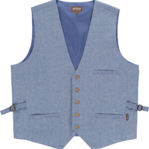 Gilet tessuto denim
