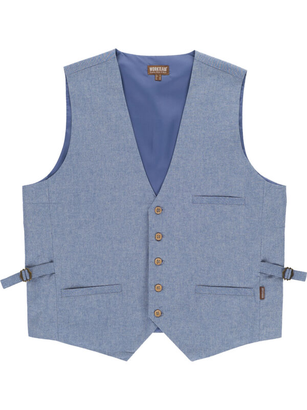 Gilet tessuto denim