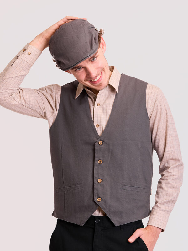 Gilet tessuto canvas UNISEX - immagine 2
