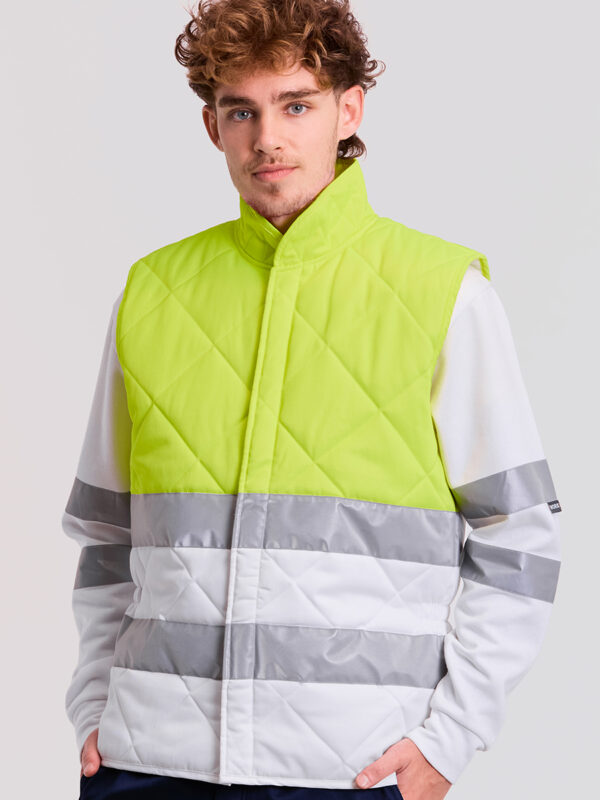 Gilet bicolore alta visibilita'