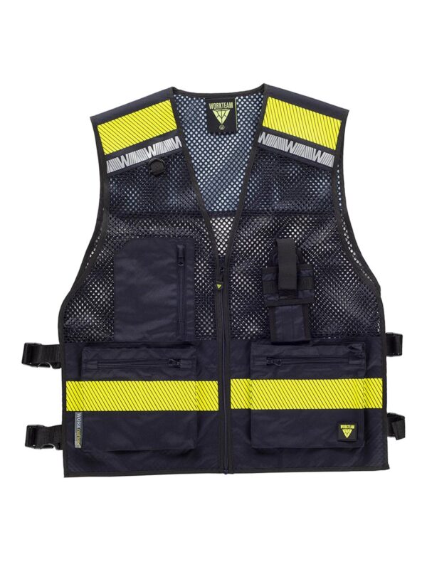Gilet multitasche con rete - immagine 4