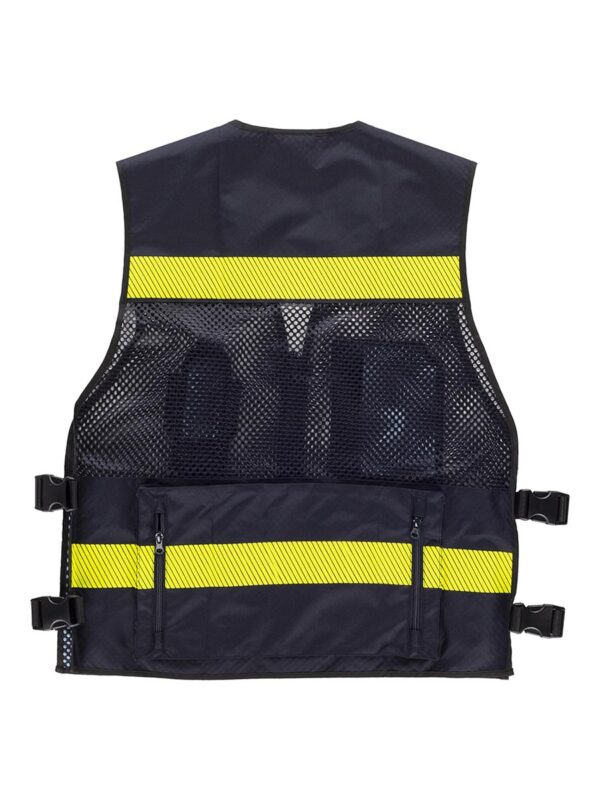 Gilet multitasche con rete - immagine 3