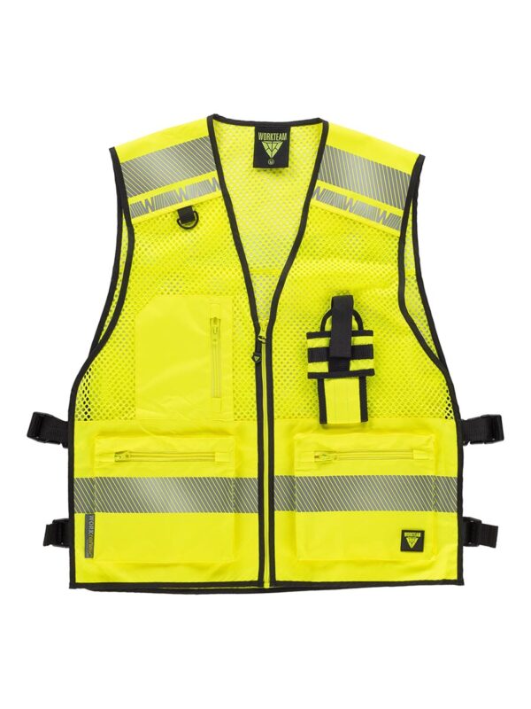 Gilet multitasche con rete - immagine 2