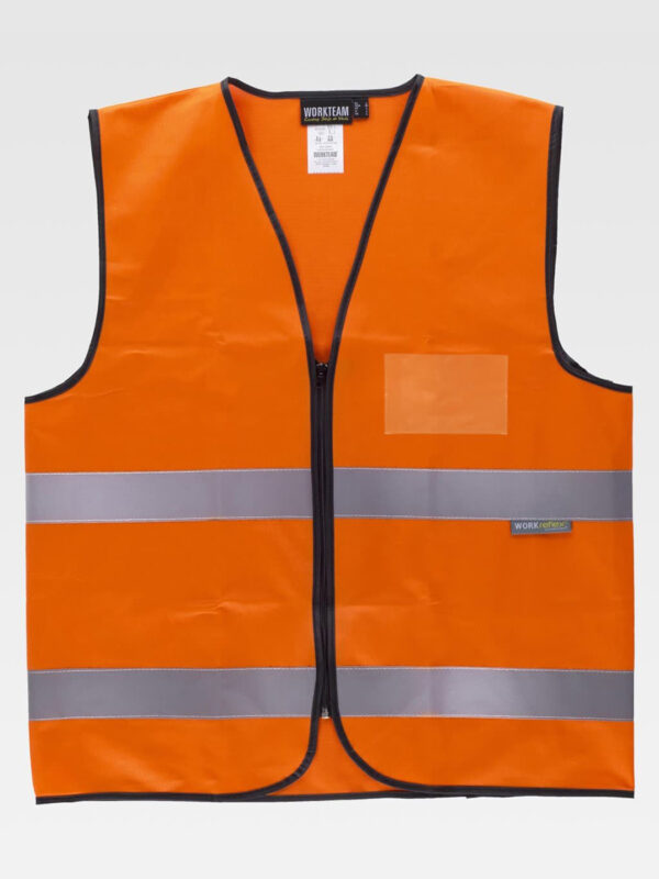 Gilet hv classe 2 con porta badge
