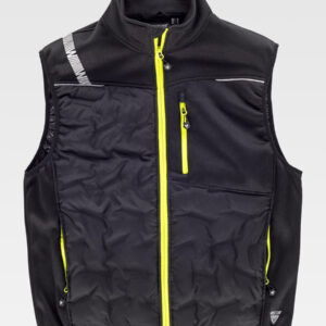 Gilet combinato imbottito