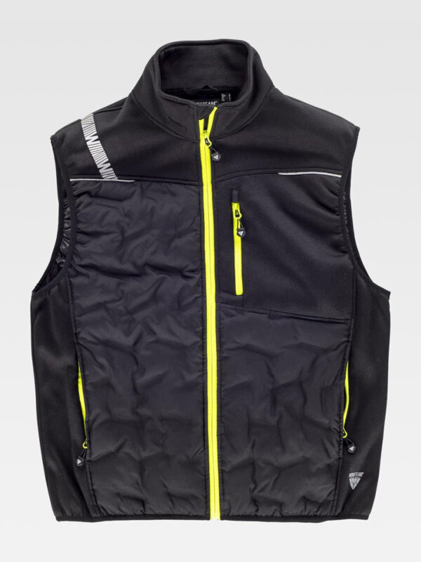 Gilet combinato imbottito