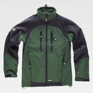 Giacca Workshell maniche raglan.